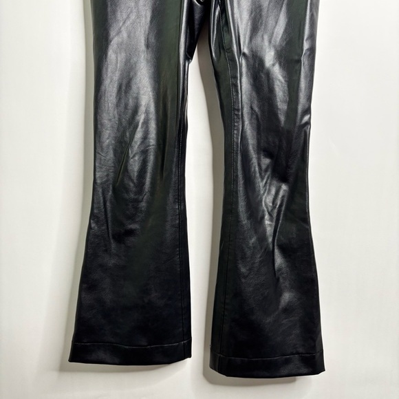 Veronica Beard Beverly Vegan Leather Skinny-Flare Pant size 26 - Picture 5 of 12